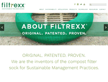 Tablet Screenshot of filtrexx.com